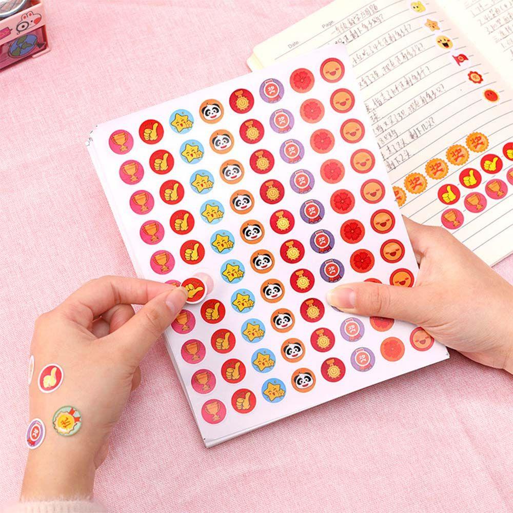 PISTA Sticker Dán Khen Thưởng Hình Ngôi Sao Cười