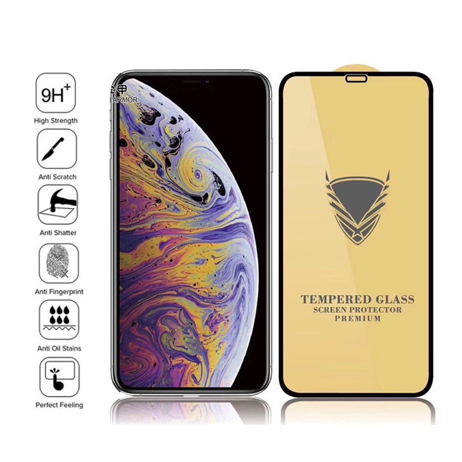 Cường Lực Iphone 12 12Pro 12 Promax Full Màn [ OG Vàng ]