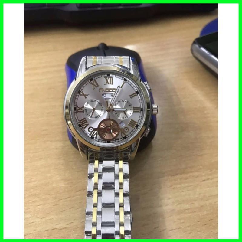 [ Đồng Hồ Nam ] ĐỒNG HỒ NAM FNGEEN CHÍNH HÃNG DÂY THÉP CHẠY 2 LỊCH (TẶNG KÈM HỘP VÀ PIN DỰ PHÒNG) [ Đồng Hồ Nam Cao Cấp] | BigBuy360 - bigbuy360.vn
