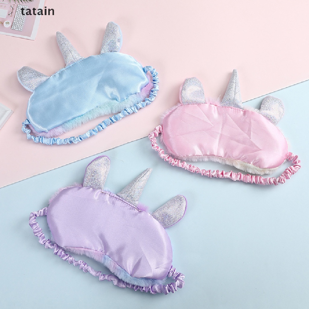 [TAT] 3D Unicorn Eye Mask Cartoon Variety Sleeping Mask Eyeshade Relax Eye Shade CVX
