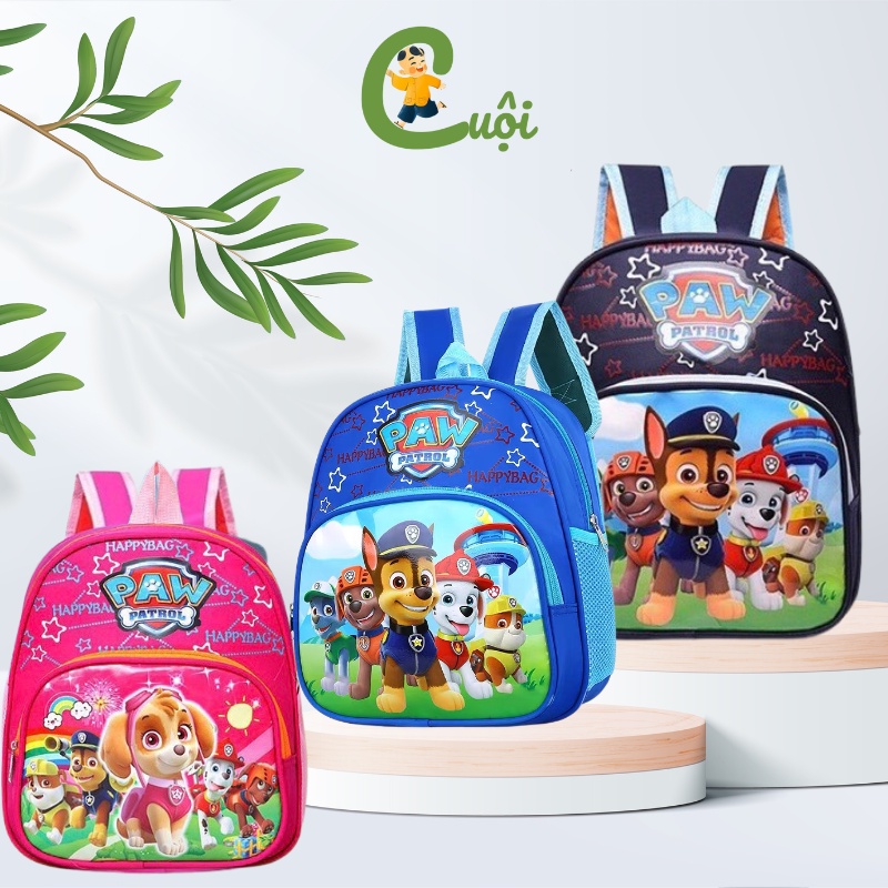 Ba lô trẻ em, balo đi học mẫu giáo mầm non đội chó cứu hộ Paw Patrol cho bé trai bé gái siêu nhẹ 2 ngăn Cuội Store