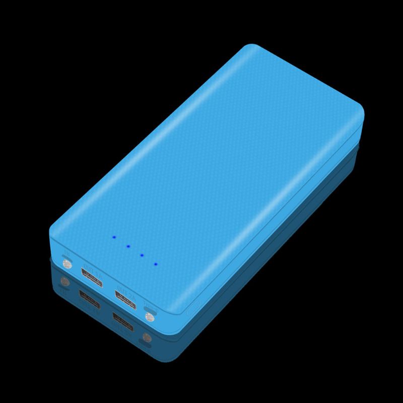Vỏ sạc dự phòng đựng 8 pin 18650 DIY cổng USB chuyên dụng cho điện thoại