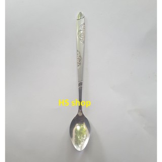 (Bán sỉ) Thìa cà phê inox , Muỗng inox dài 19cm - Bền, đẹp, cứng cáp - NPP HS shop