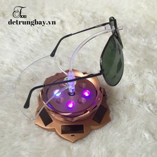 Đế xoay trưng bày kính hình hoa sen