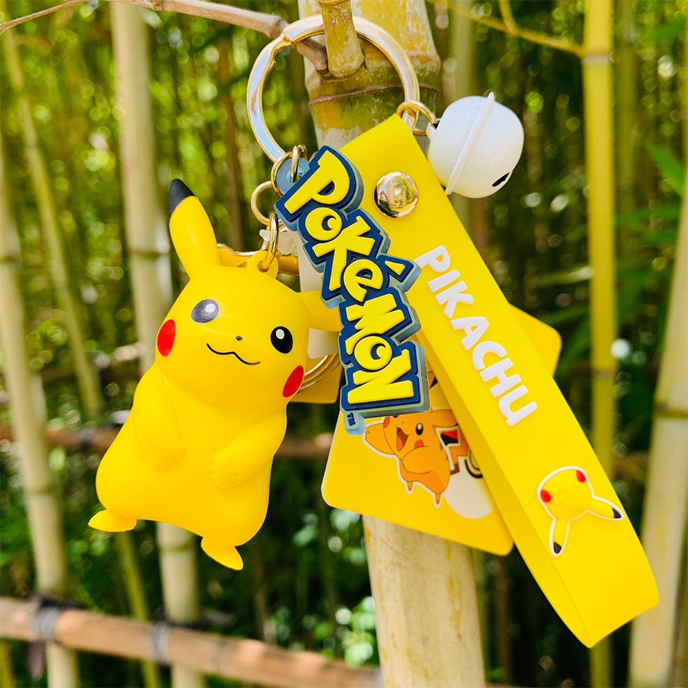 Móc khoá Pokemon xịn sò dễ thương- hàng Trung nội địa cao cấp - Pikachu Psyduck Charmander Squirtle Bulbasaur Jigglypuff