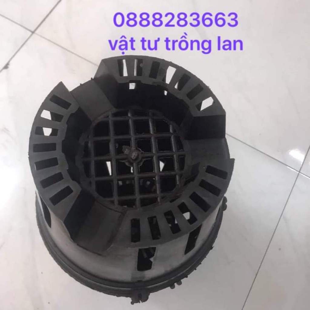 Chậu lan nhựa đen F23 giá rẻ