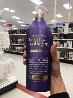Dầu gội ogx biotin collagen