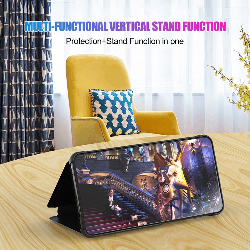 Sony Xperia 5 XZ5 XZ4 XZ3 XZ Xperia 1 Case Cover Smart Mirror Flip Stand Casing