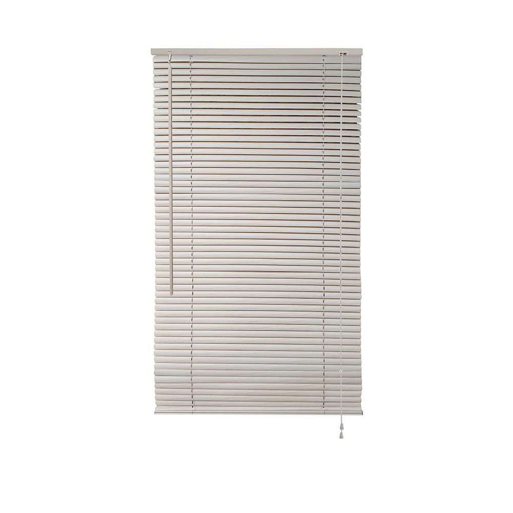 HomeBase HLS Rèm màn cửa cuốn bằng Vinyl WOOD W120xH130xD0,25 màu kem
