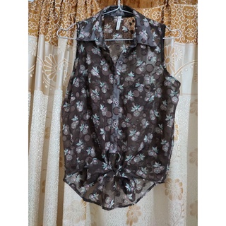 Áo sát nách cổ bẻ size S