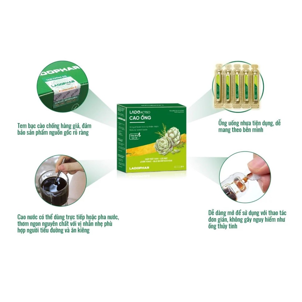 Atiso cao ống Ladophar vị Ngọt hoàn toàn từ thiên nhiên. | BigBuy360 - bigbuy360.vn