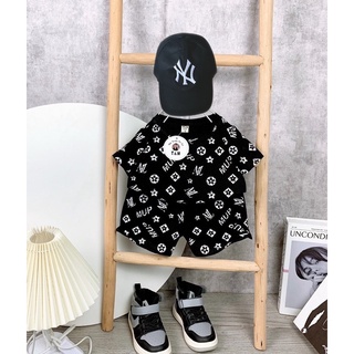 sét bộ mùa hè kèm mũ cho bé 9-18kg
