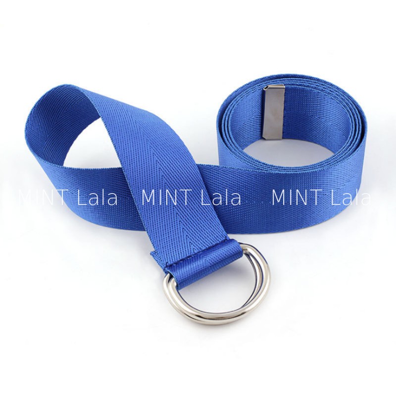 Thắt Lưng Vải Dù Trơn Nam Nữ Cá Tính Nhiều Màu