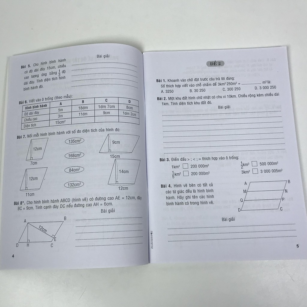 Sách - Tuyển chọn đề ôn luyện và tự kiểm tra Toán 4 - Tập 2 (Tái bản 2019)