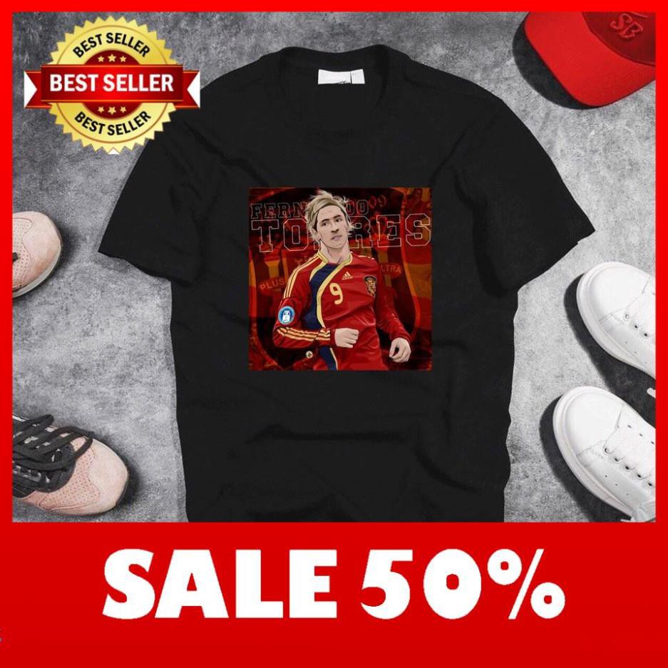 [Freeship] Áo Thun In Hình Fernando Torres Mã 05 - Áo In Hình Cầu Thủ Bóng Đá