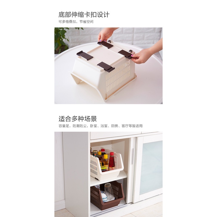 Kệ 3 ngăn Kệ Rổ Xếp Tầng Đa Năng Việt Nhật