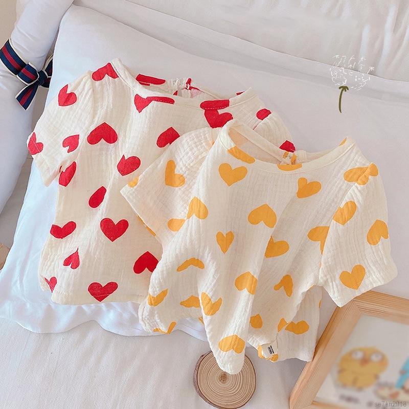 Bộ Áo Thun Tay Cánh Tiên Và Quần Đùi Đáng Yêu Cho Bé Gái