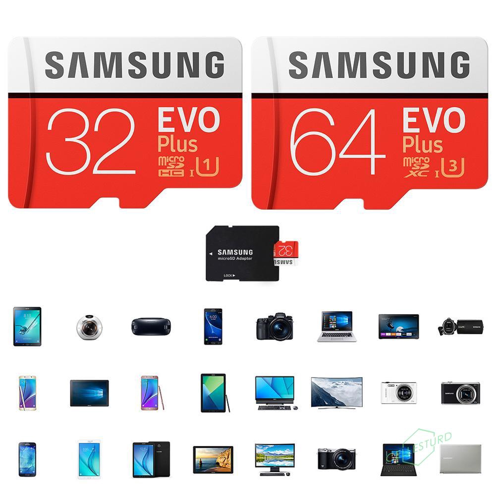 CS Samsung EVO+ TF Memory Card UHS-I HS 4K Micro SD Card for Phone Carcorder | BigBuy360 - bigbuy360.vn