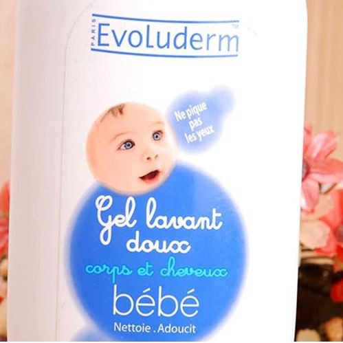 Gel Tắm Gội Nhẹ Dịu Cho Em Bé Evoluderm Gel Lavant Doux Bebe 500ml