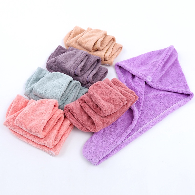Khăn Tắm Dày Dặn Siêu Thấm Hút Nhanh Khô Mềm Mại Tiện Dụng Cho Nữ