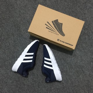 ⚡️[FREESHIP 99K TOÀN QUỐC] Giày Sneaker Thể Thao Nam Nữ (Đen + Xanh Đen) TLS101