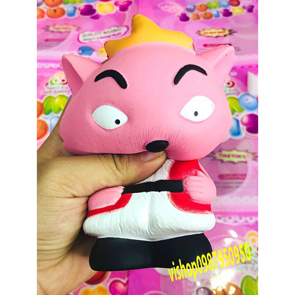 Bán ĐỒ CHƠI SQUISHY CÁO ĐỘI VƯƠNG MIỆN mã ABJ81 Cgia ngon Siêu phải chăng