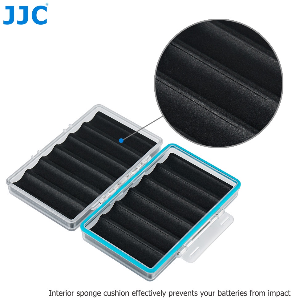 Hộp đựng pin dự phòng JJC 18650 có thể mang theo tiện dụng