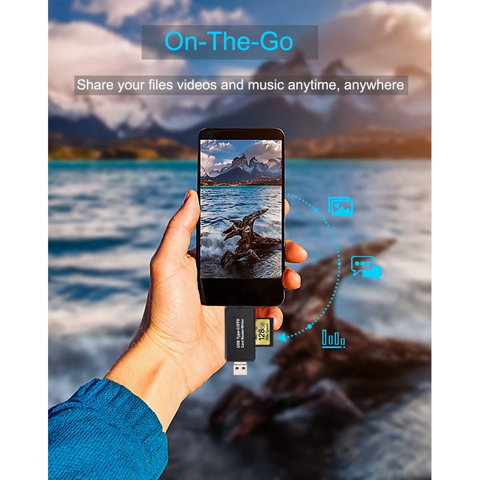 Đầu Đọc Thẻ Nhớ Otg Micro SD USB 3.0 2.0