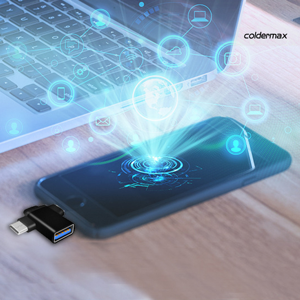Đầu Chuyển Đổi 2 Trong 1 Type-C Micro Usb OTG Chất Lượng Cao
