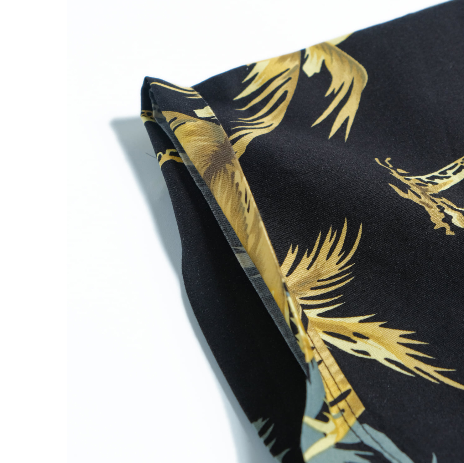 [GÍA SỐC] ÁO SƠ MI NAM NGẮN TAY MÀU ĐEN HỌA TIẾT CÂY DỪA VẢI COTTON THOÁNG MÁT - FO76 SHOP | BigBuy360 - bigbuy360.vn