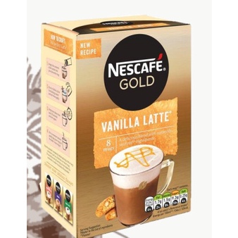 Nescafe gold hòa tan cao cấp chuẩn hãng( Nescafe gold cappuccion 124gr or Nescafe gold  Vanilla latte 148gr0