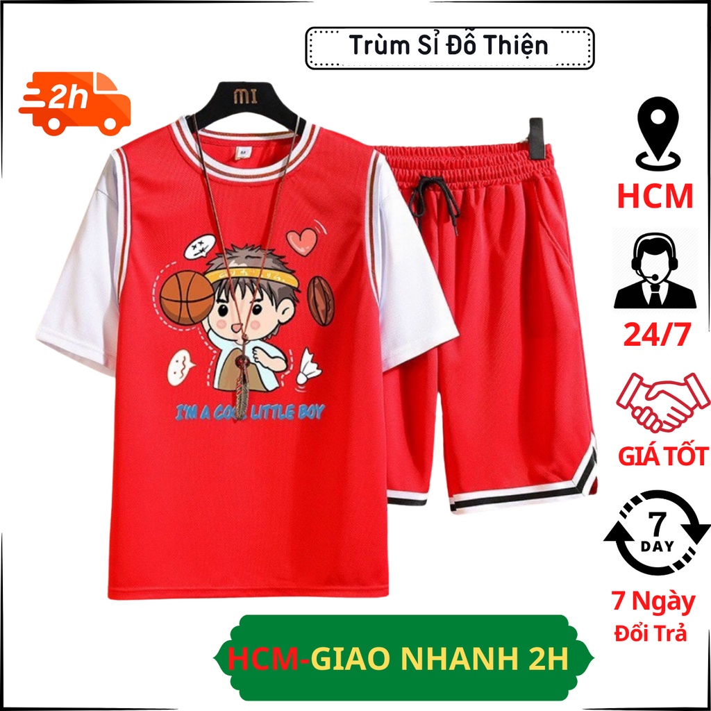 ĐỒ BỘ NAM LITTLE BOY MẪU MỚI PHONG CÁCH HÀN TRẺ TRUNG NĂNG ĐỘNG SIÊU MÁT MÙA HÈ