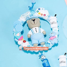 Vòng Treo Trang Trí Thủ Công Sáng Tạo Tự Trang Trí Keo Kem DIY Handmade