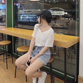 Áo phông giấy tone pastel Bazic one