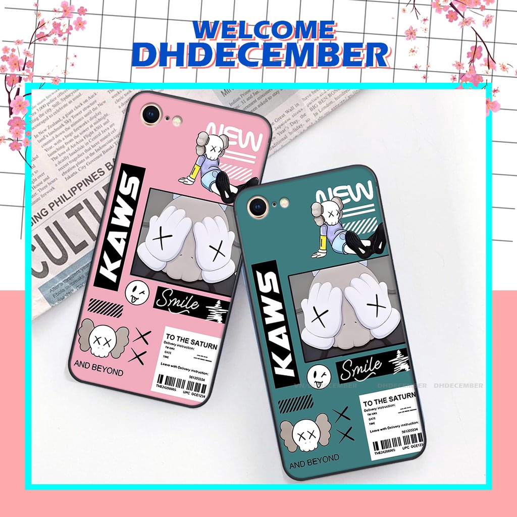 Ốp lưng iphone 5/5S / 6/6S / 6 PLUS in hình gấu K@ws, gấu nâu, dor@emon RẺ- ĐẸP- BỀN