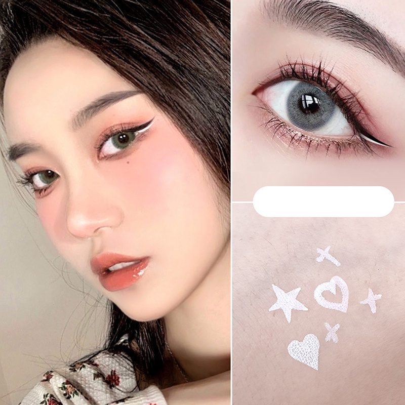 Bút Kẻ Mắt Lâu Trôi Chống Thấm Nước Màu Sắc Phong Cách Hàn Quốc