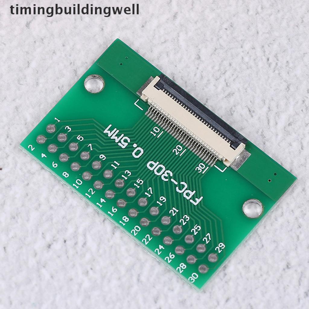 1 Bảng Mạch Chuyển Đổi 30 pin 0.5mm FFC Pc Sang 30P DIP 2.54mm PCB