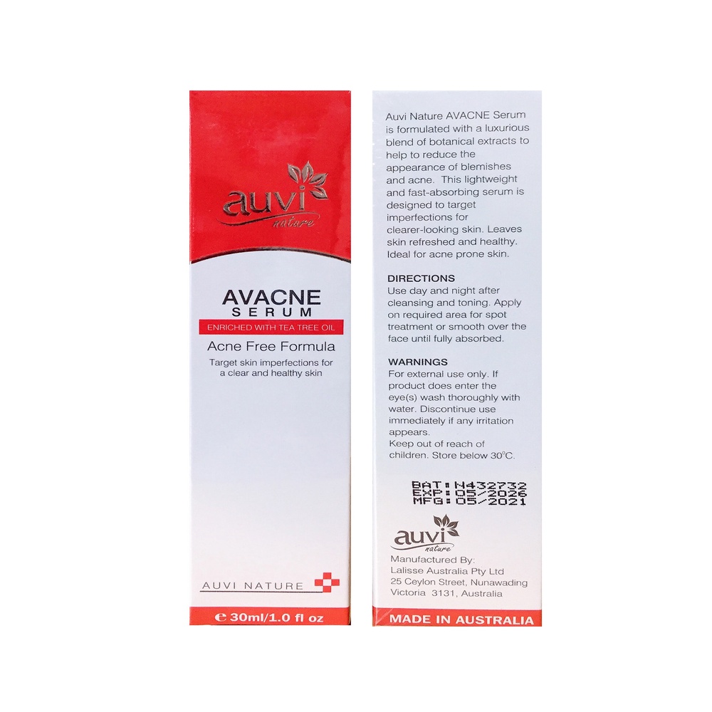 Serum giảm mụn, ngừa thâm Avacne Serum 30ml