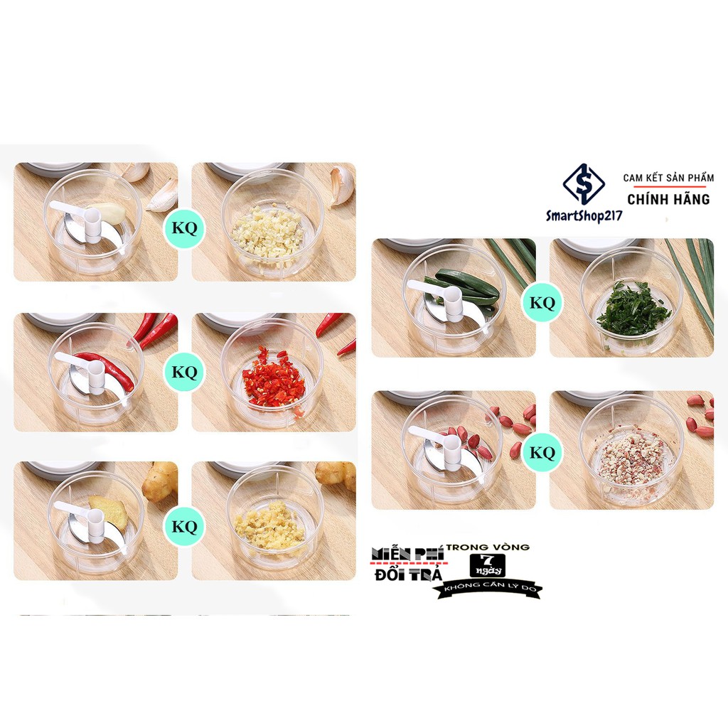 Máy Xay Tỏi Ớt Cầm Tay, Xay Cháo, Xay Thịt Mini - Thương Hiệu Nhật Bản ECOCO