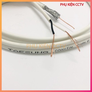 Cáp Đồng Trục liền nguồn DVLINK/TEASUNG/SINO  RG59/CCS + 2CU chuyên dụng cho camera