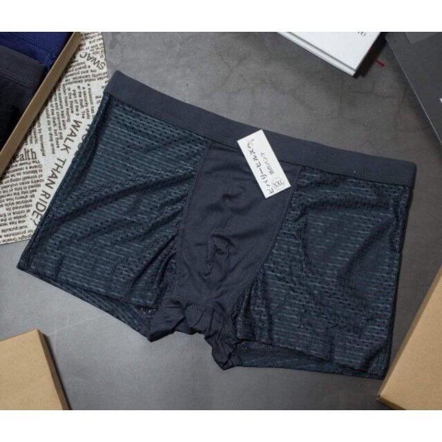 Quần sịt đùi nam rẻ 💖 Freeship từ 50k 💖Hộp 4 quần lót nam đùi thông hơi cao cấp #408
