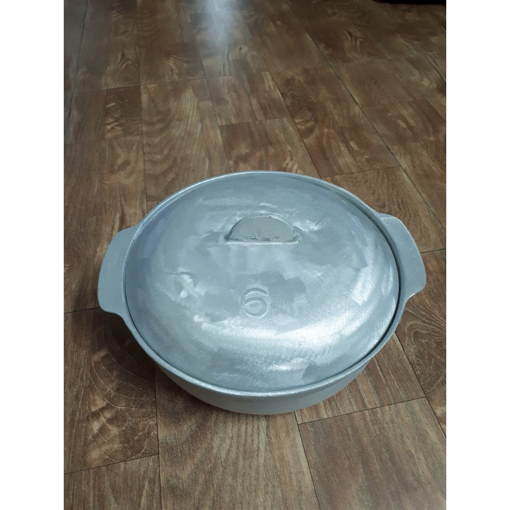 Nồi gang đúc kho thịt cá, nấu lẩu 27cm ( số 6 )