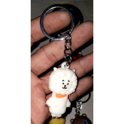 1 chiếc móc khóa bằng nhựa đặc hình nhân vật phim hoạt hình