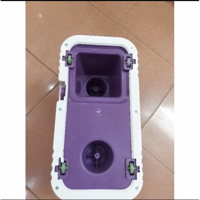 Chổi lau nhà thông minh xoay 360 độ_ cả bộ thùng v chổi