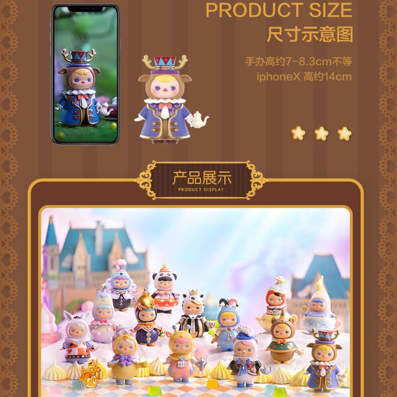 Búp Bê POPMART Pucky Động Vật Trang Trí Tiệc Trà Hộp Quà Tặng