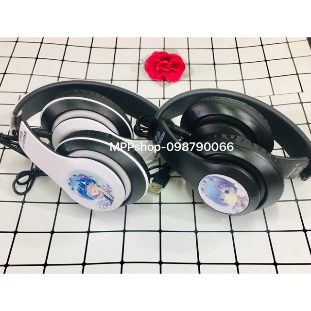 Tai nghe Bluetooth anime Rem ram , date a live , tokyo, sagiri , fate, onepiece | BigBuy360 - bigbuy360.vn