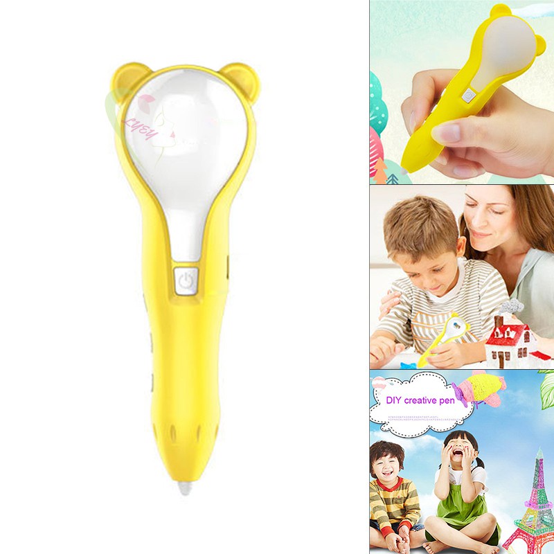 LE 3D Printing Pen for Boys Girls Art Crafts Cool Drawing Fun Educational Toys Kids Birthday Gift @VN