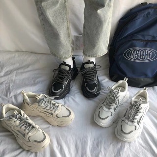 Giày thể thao sneaker nữ phản quang phát sáng