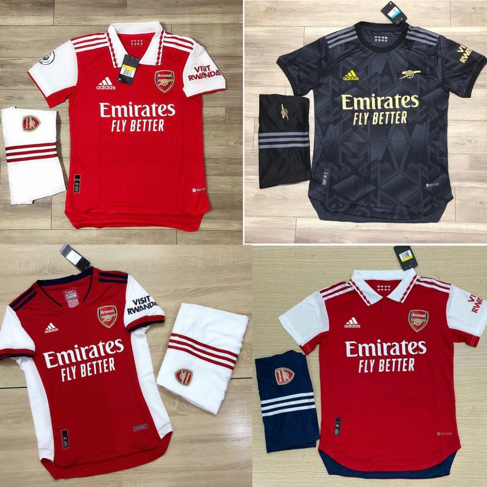 8.8 Áo Bóng Đá-Quần Áo Bóng Đá Câu Lạc Bộ Arsenal -Mẫu 2022 - Chất Polyeste - VẢI GAI Thái