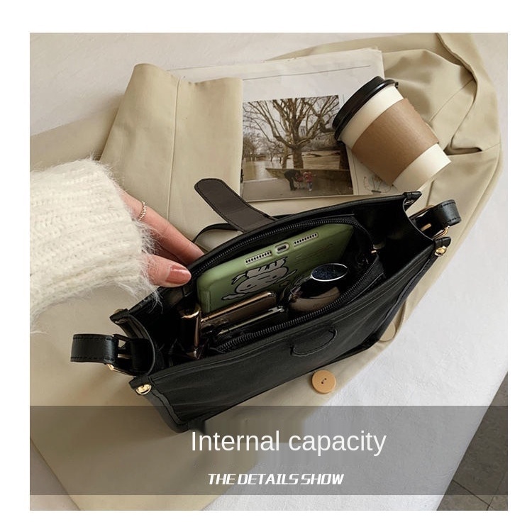 Túi đeo vai sức chứa lớn thiết kế đơn giản thời trang dành cho nữ